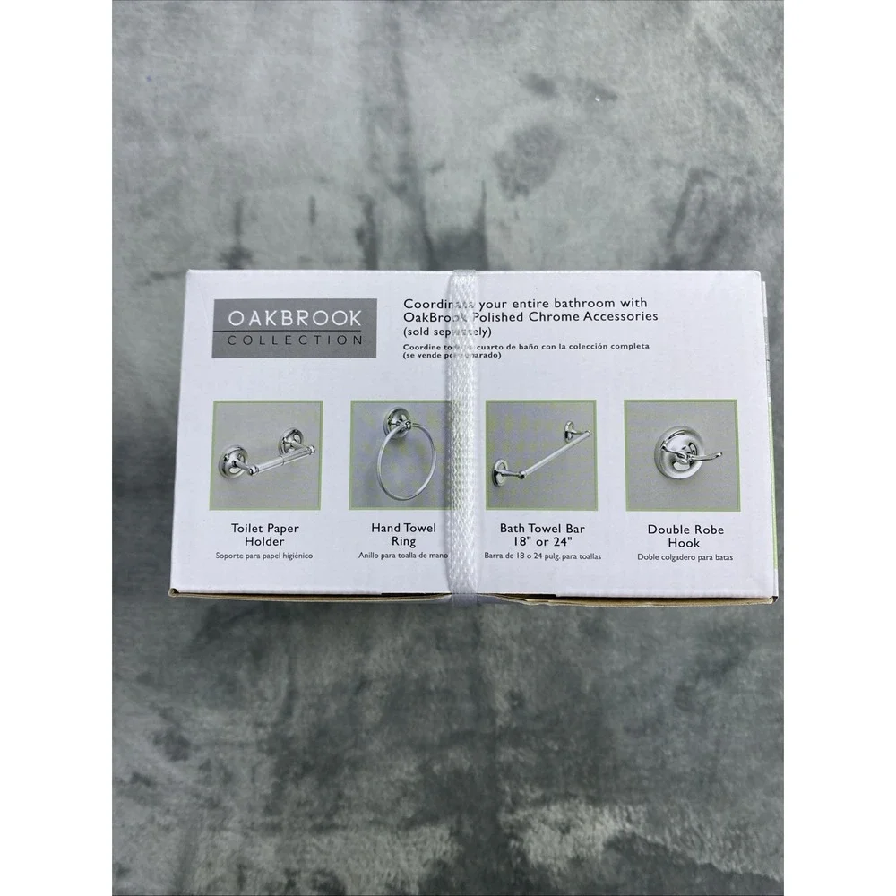 OakBrook Essentials Shower Faucet Acrylic One Handle Chrome 832X-0501 1.8GPM NEW